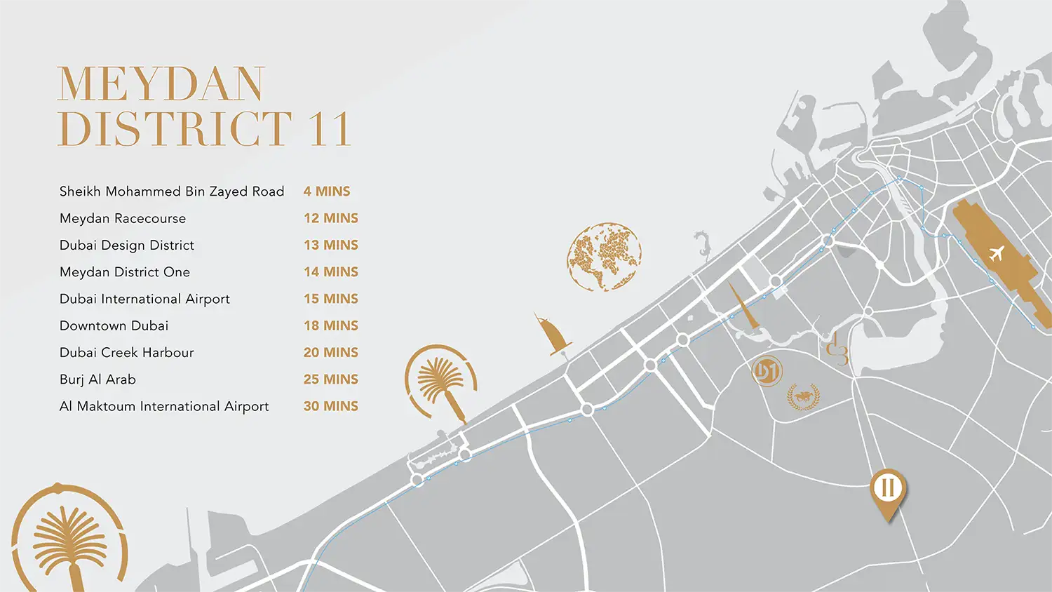 Gate Eleven Residences location map