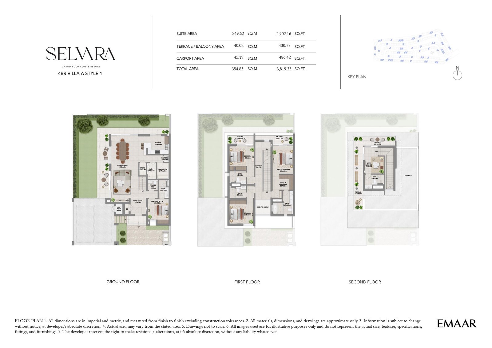 Selvara at Grand Polo floor plan