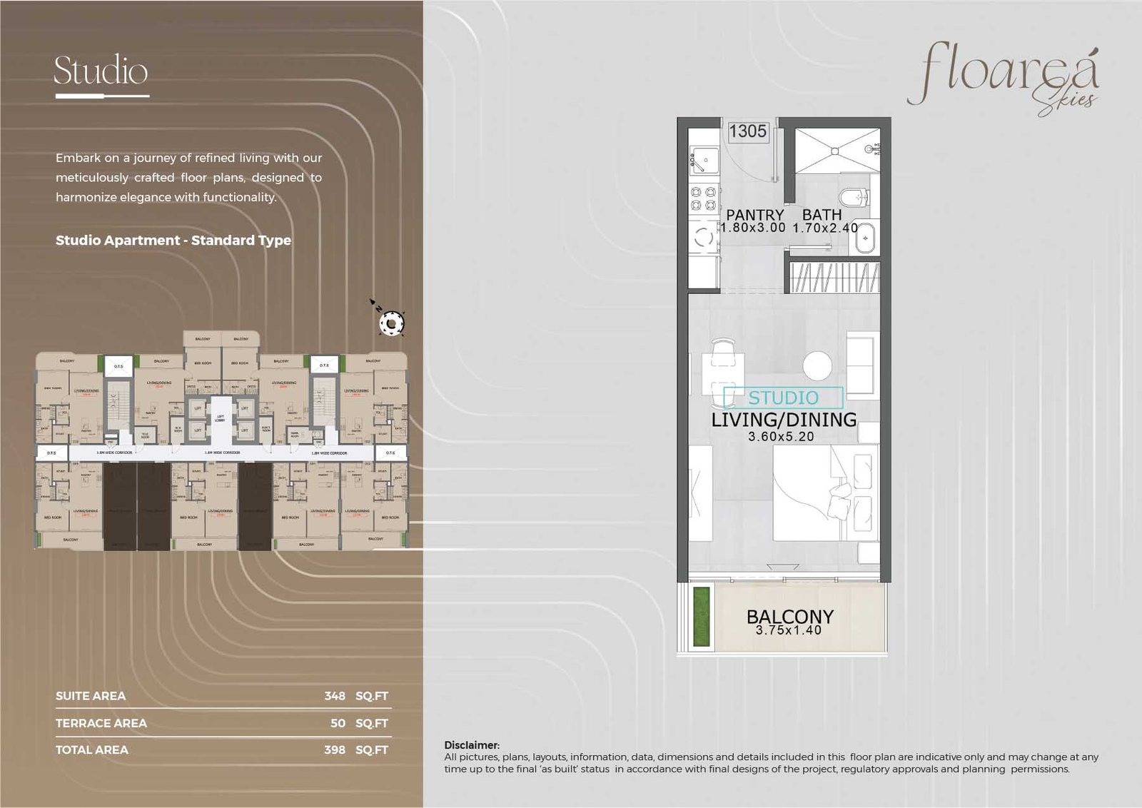 Studio floor plan