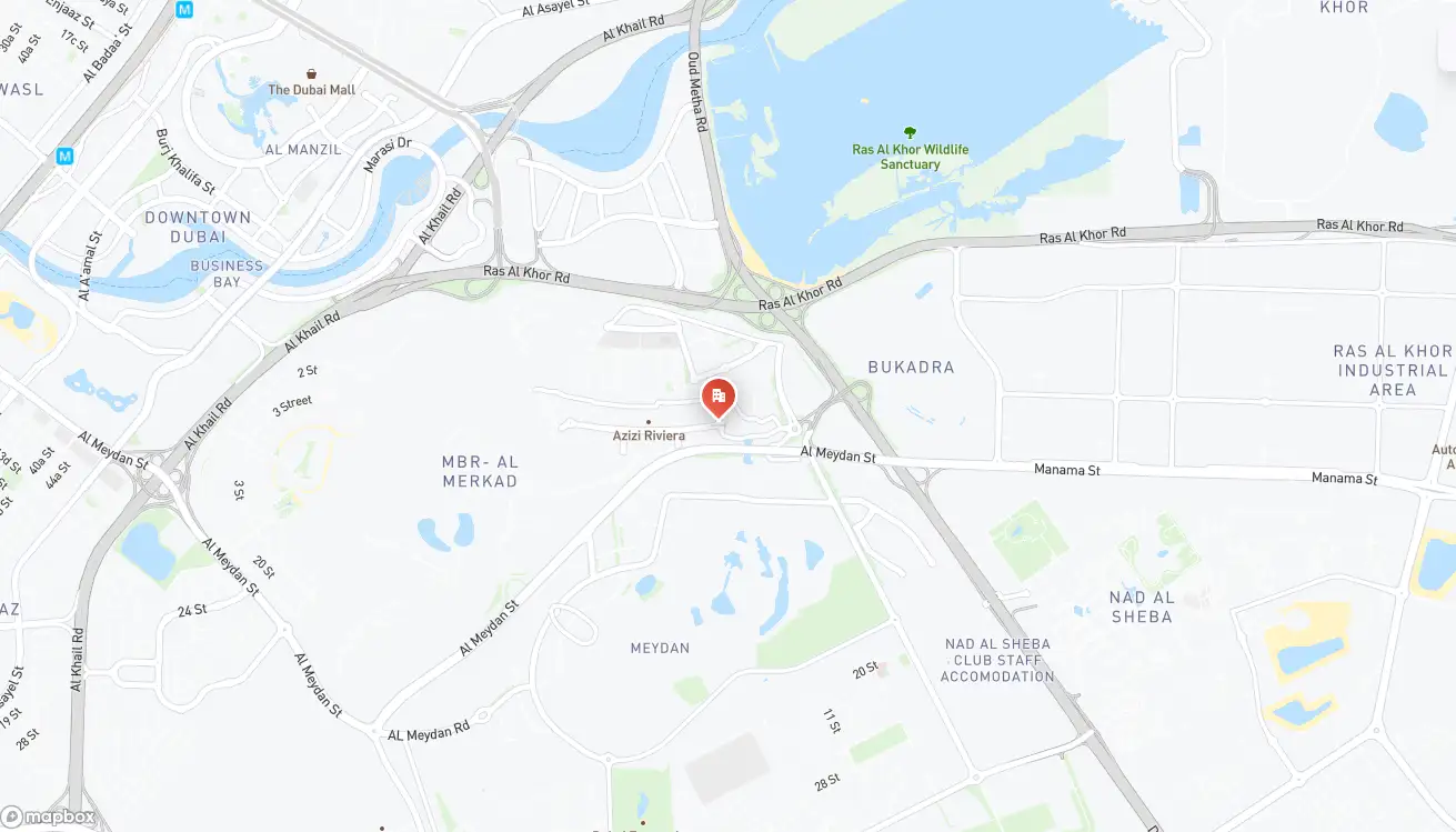 Azizi Riviera 60 location map