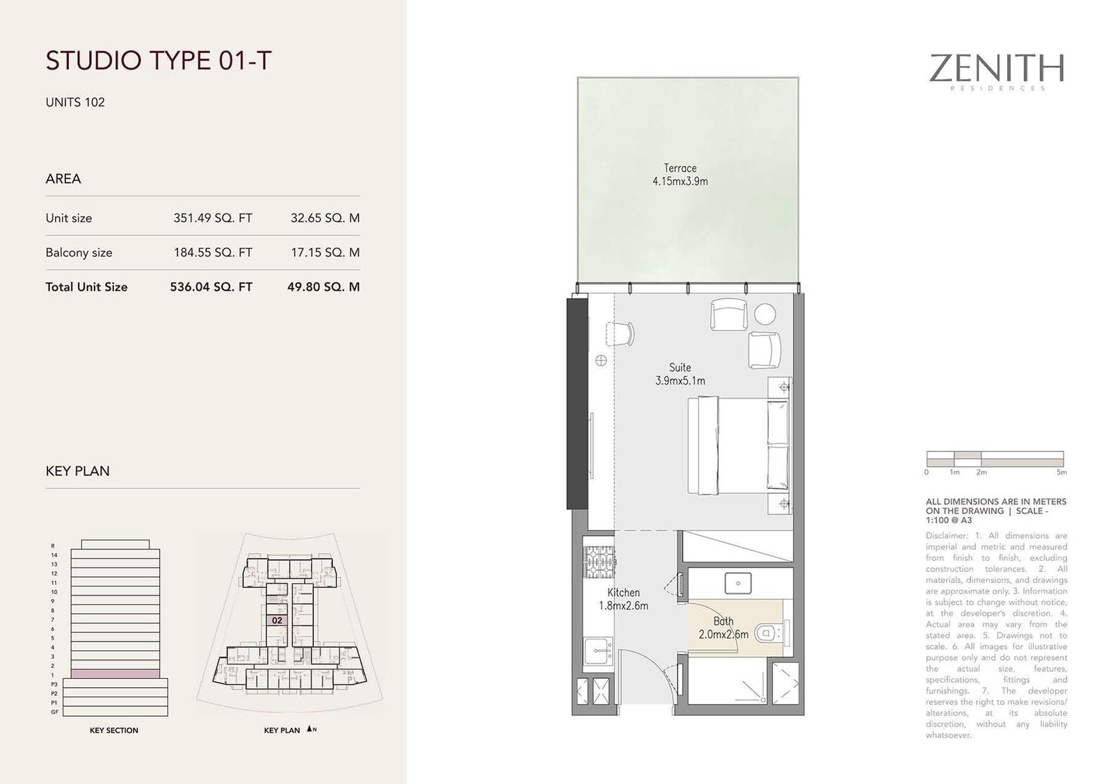 Studio floor plan