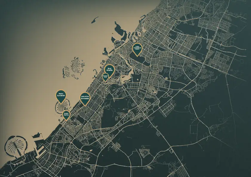Berkeley Square at JVC location map