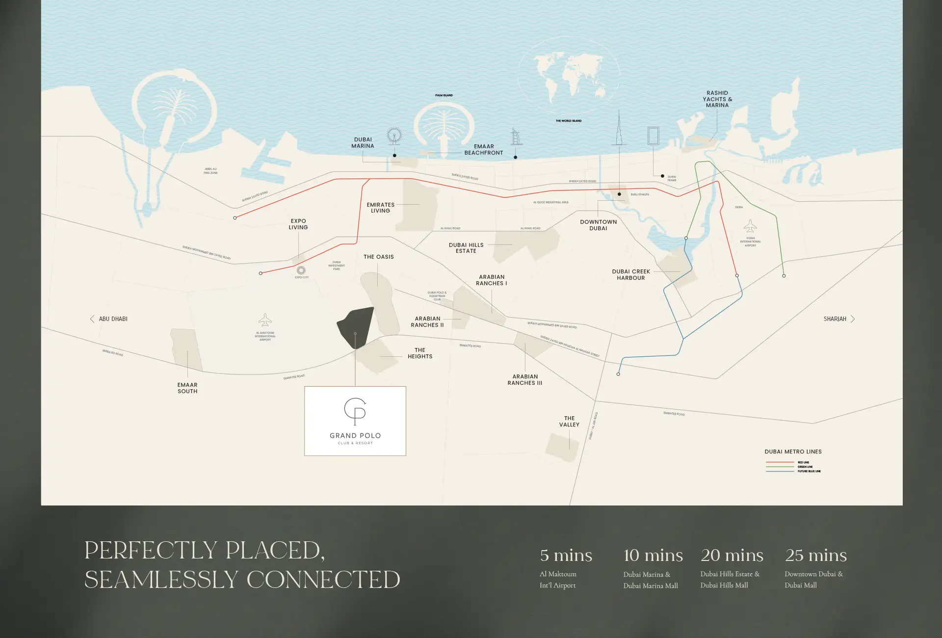 Emaar Selvara 3 at Grand Polo location map