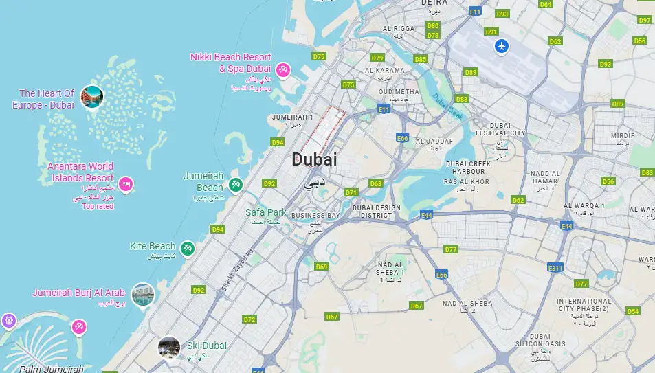Villea West by Palmridge location map