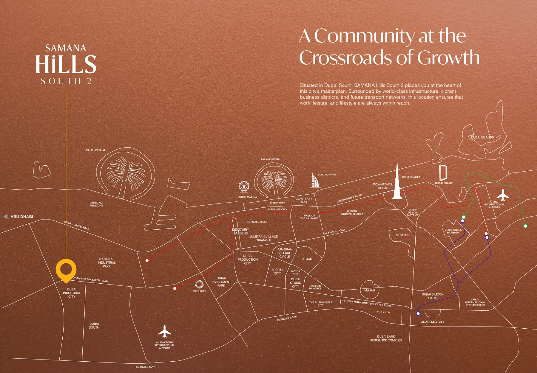 Samana Hills South 2 location map