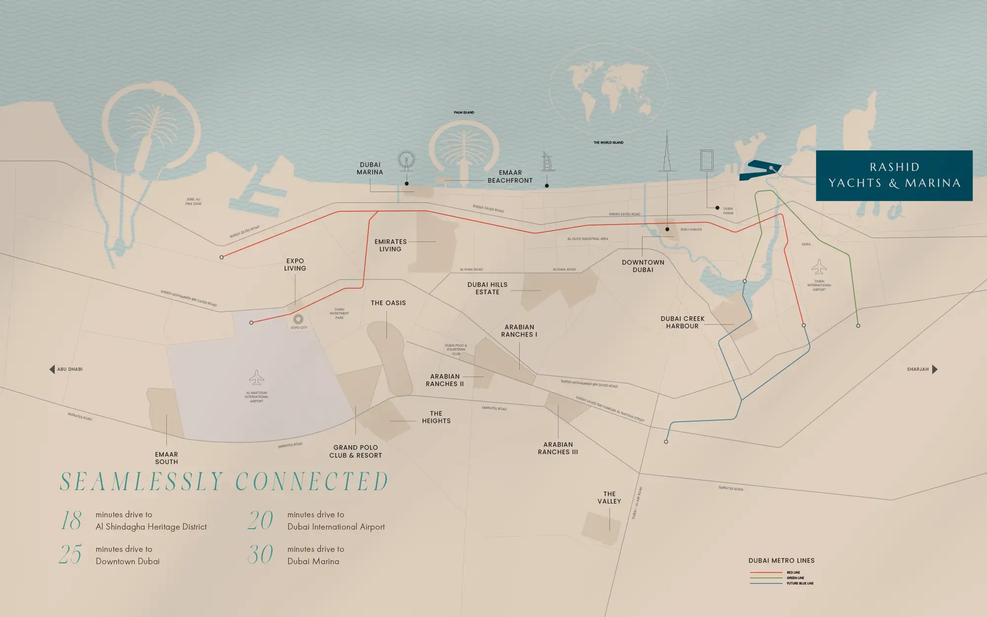 SERA at Rashid Yachts and Marina location map