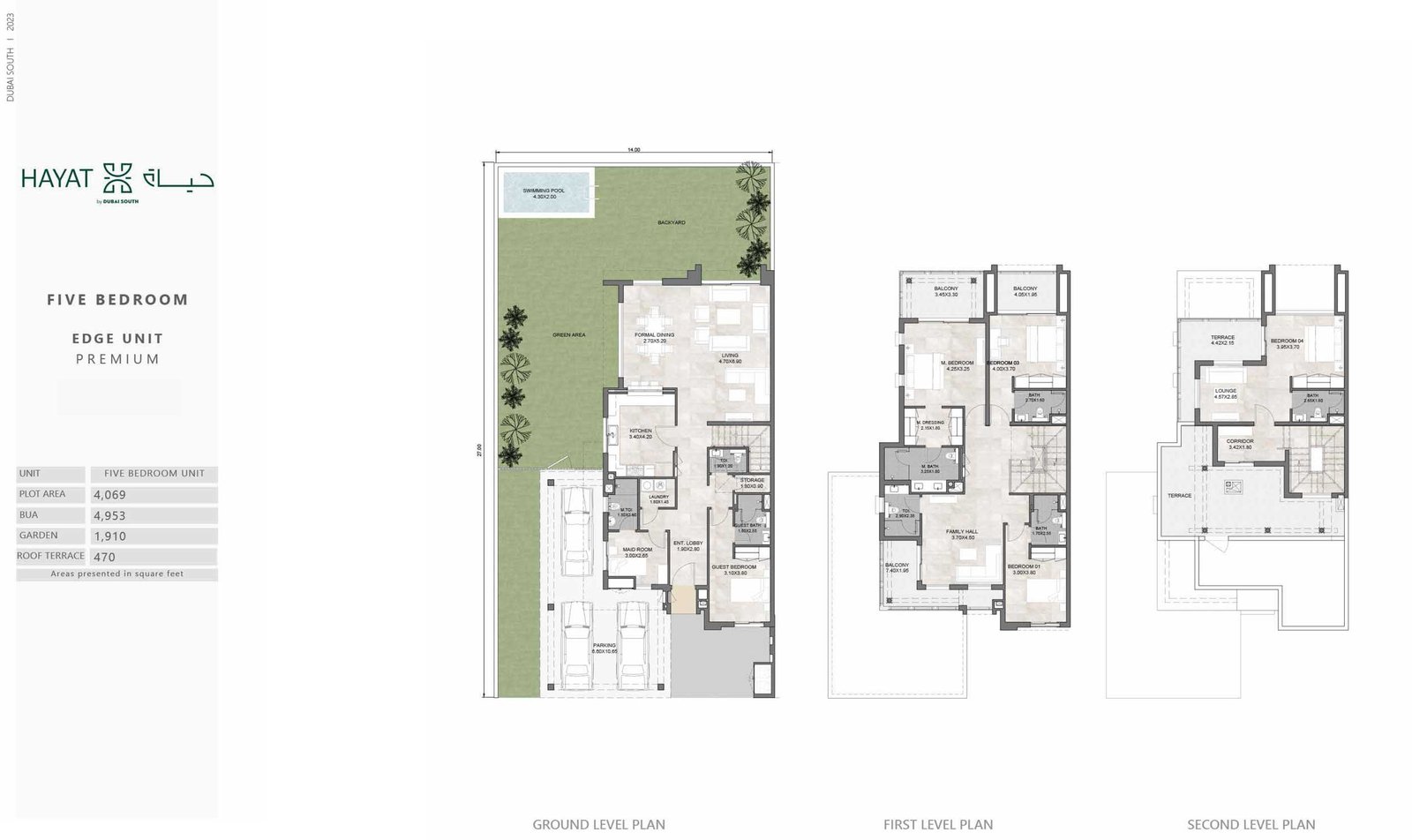 Hayat 2 at Dubai South floor plan