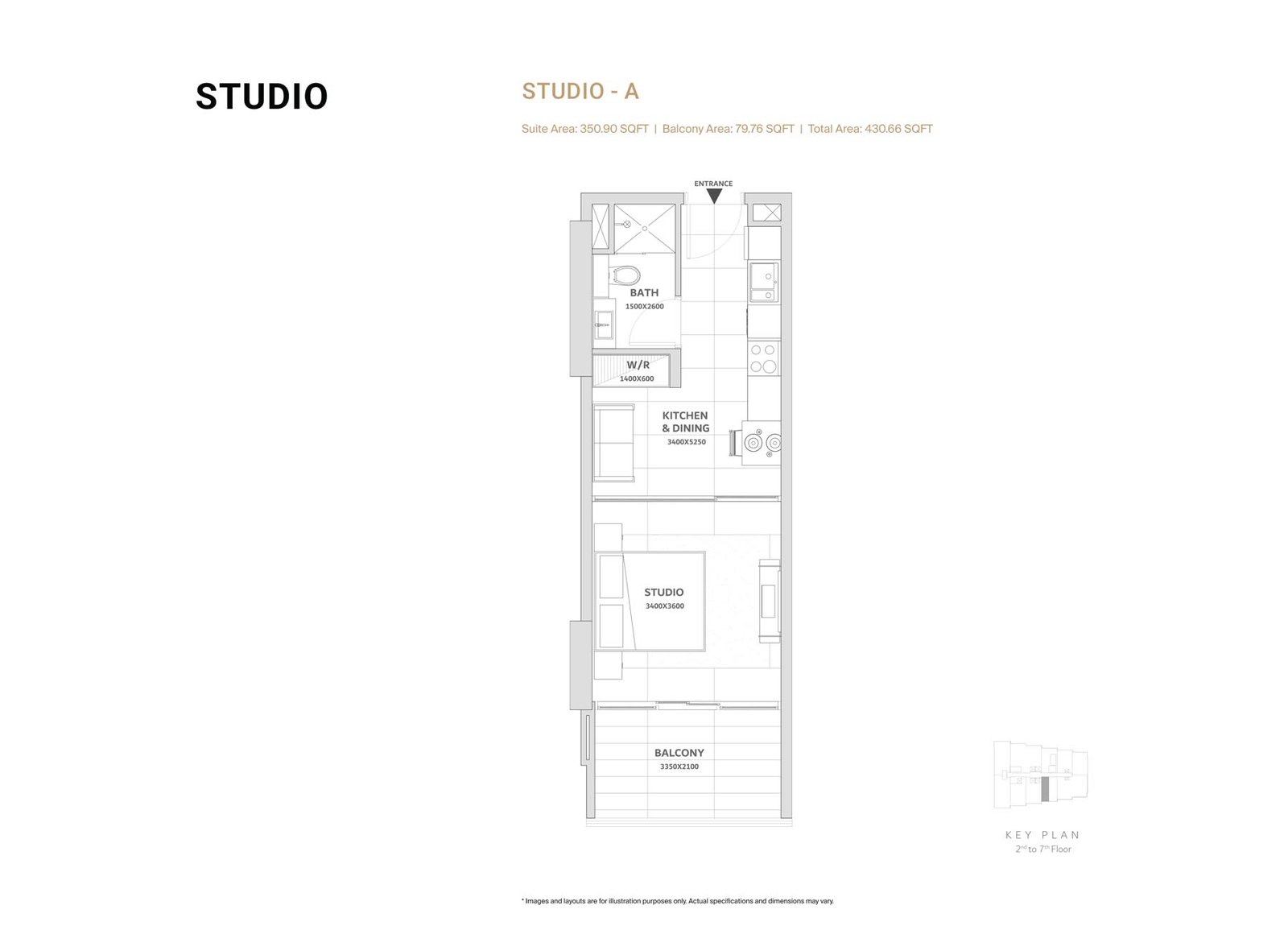 Studio floor plan