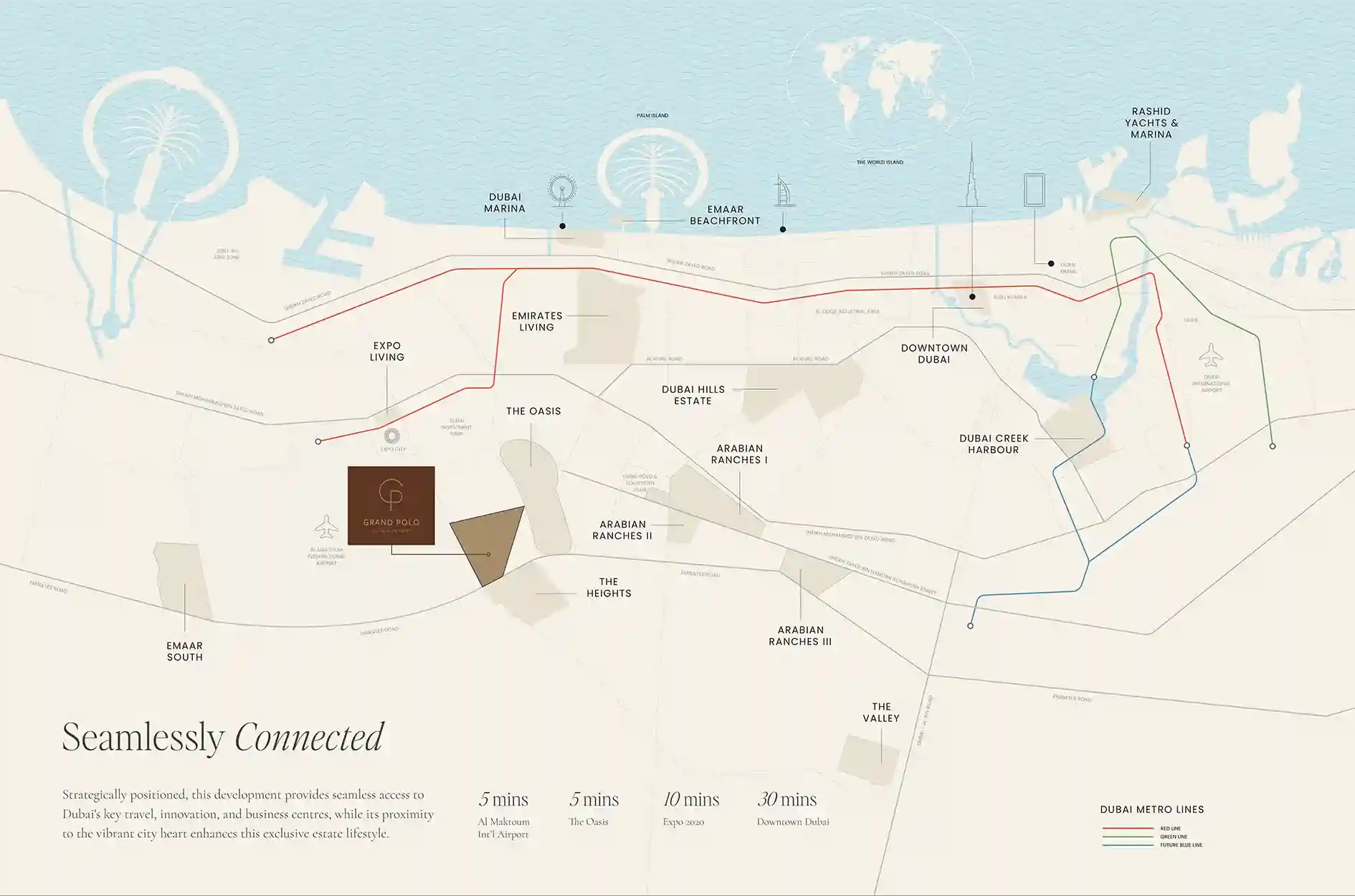 Chevalia Estate 2 at Grand Polo location map