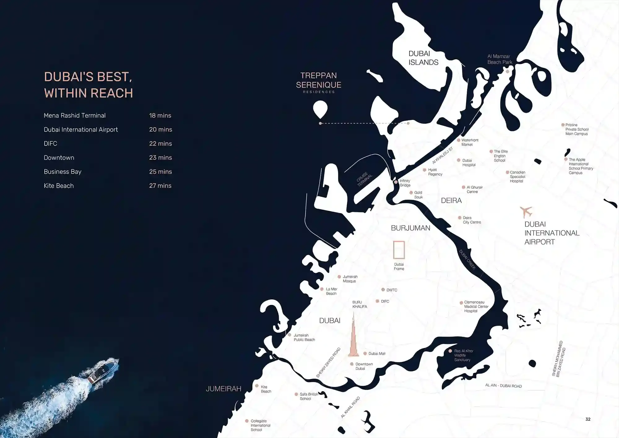 Treppan Serenique Residences location map