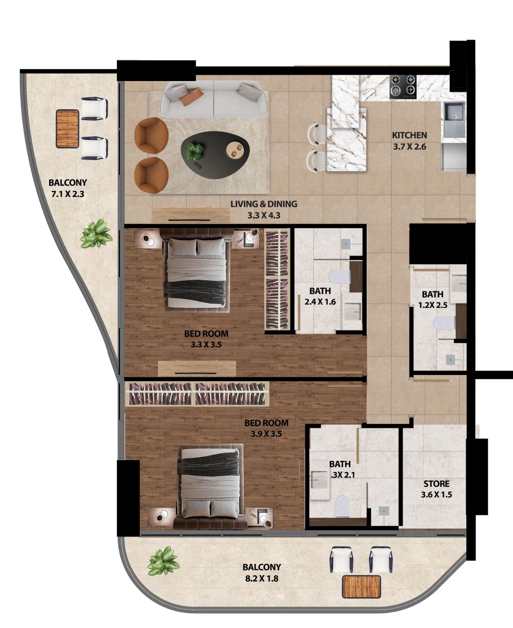 Unit Plan floor plan