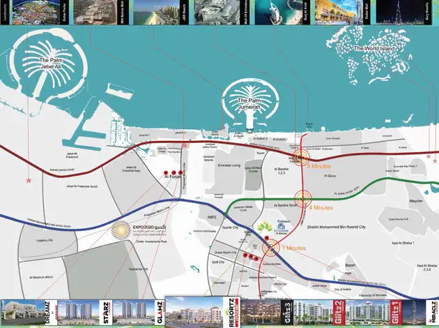 Danube Resortz location map