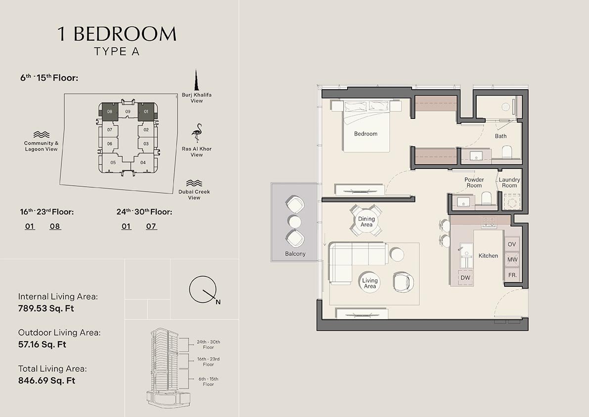 Belmore Residences at MBR City floor plan