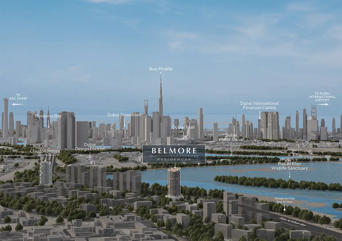 Belmore Residences at MBR City location map