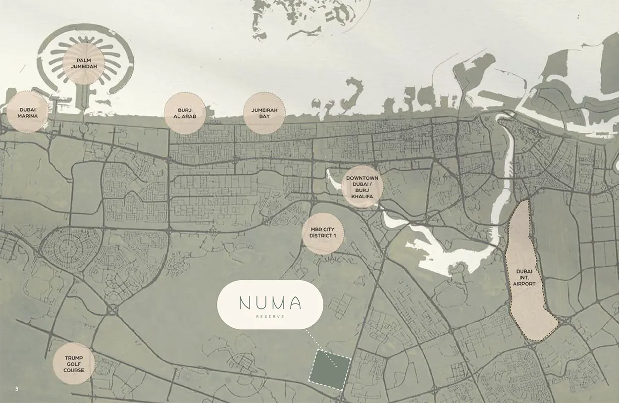 Numa Reserve at Meydan location map