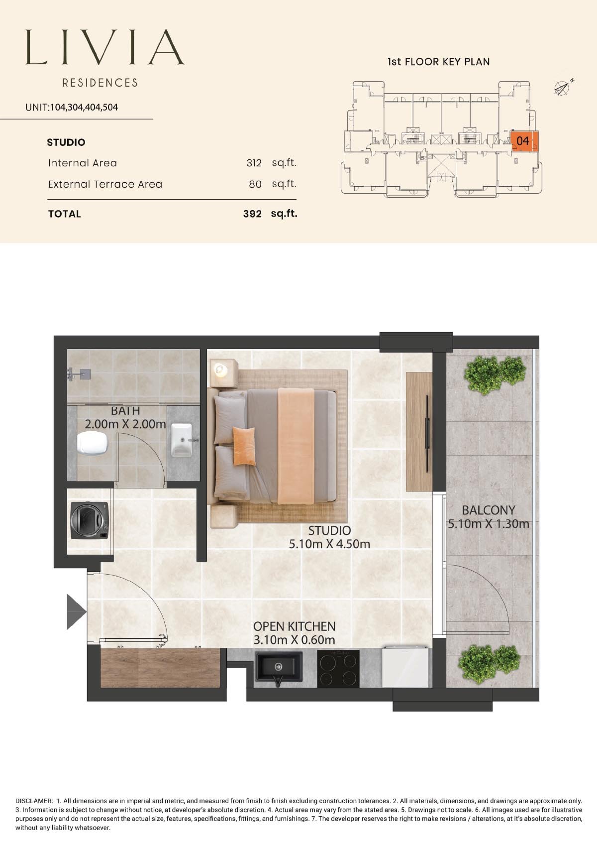 Studio floor plan