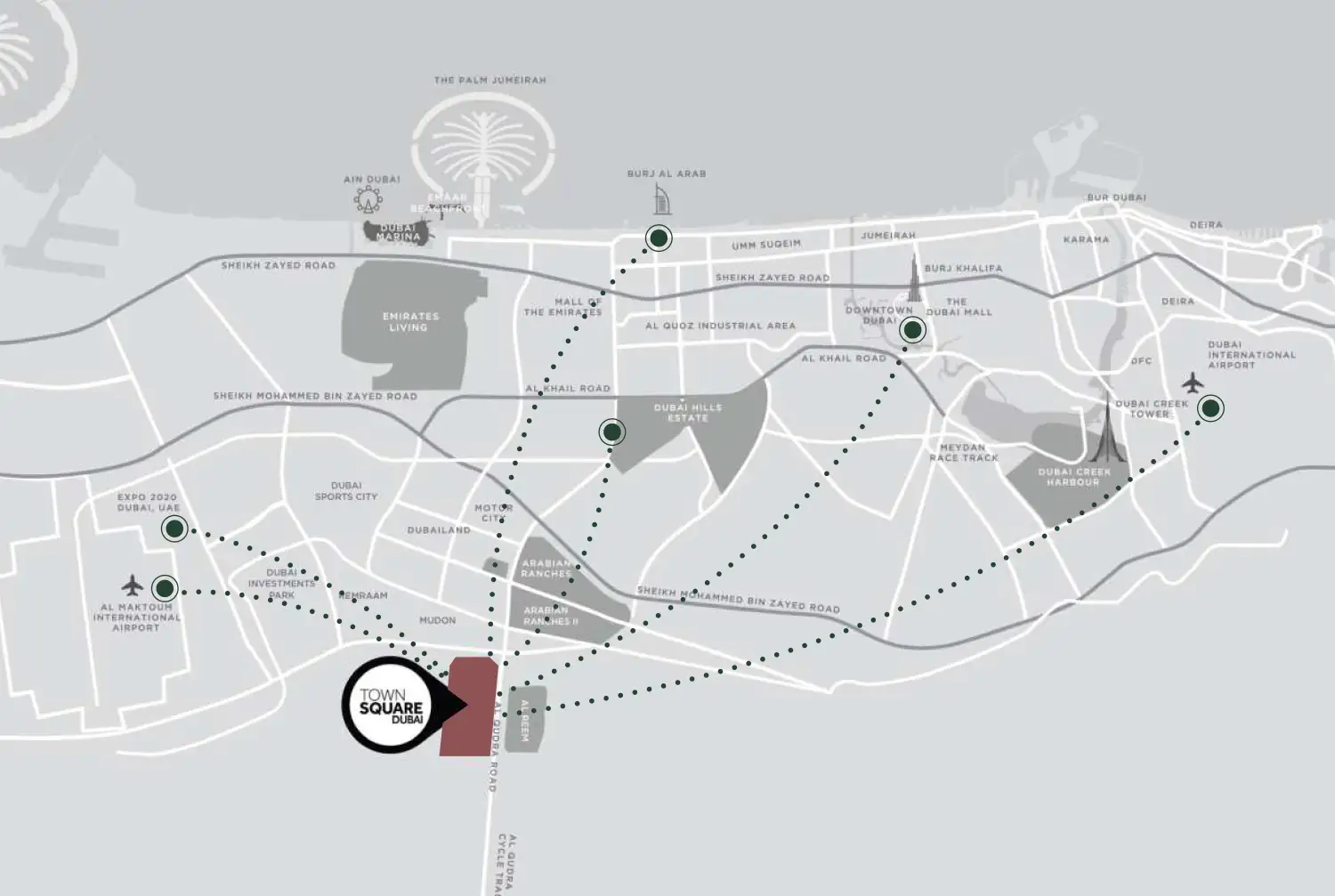 Fiori at Town Square location map