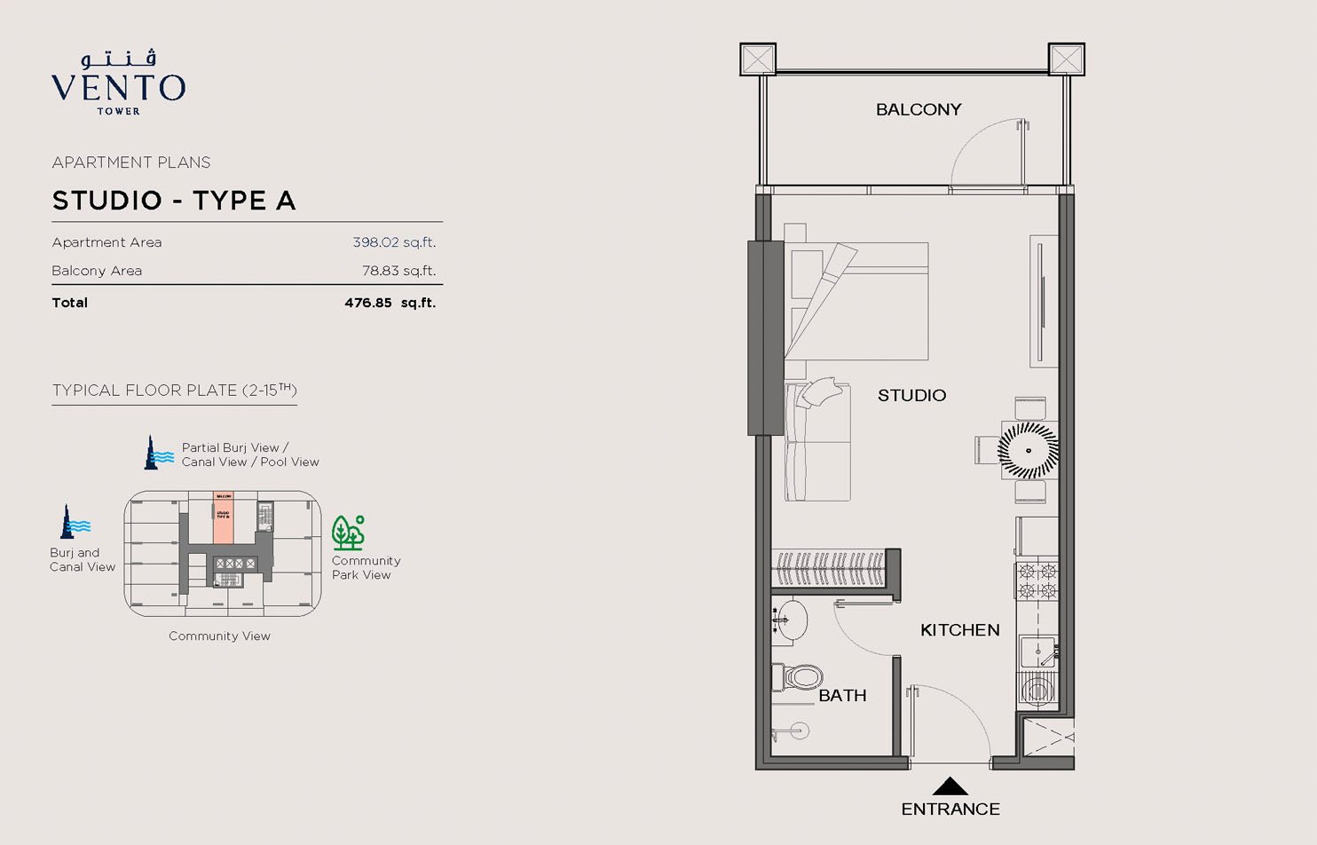 Studio floor plan