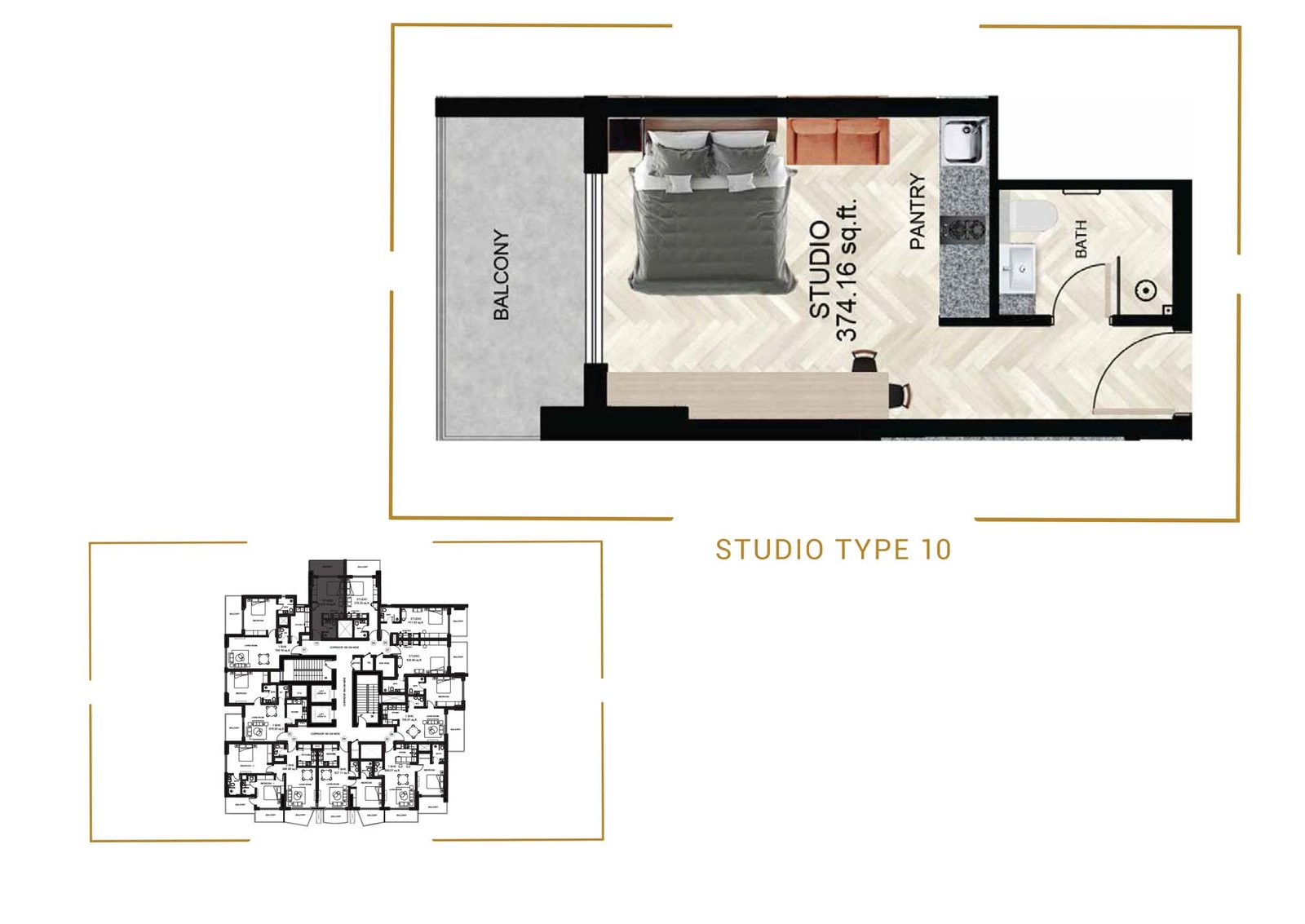 Studio floor plan