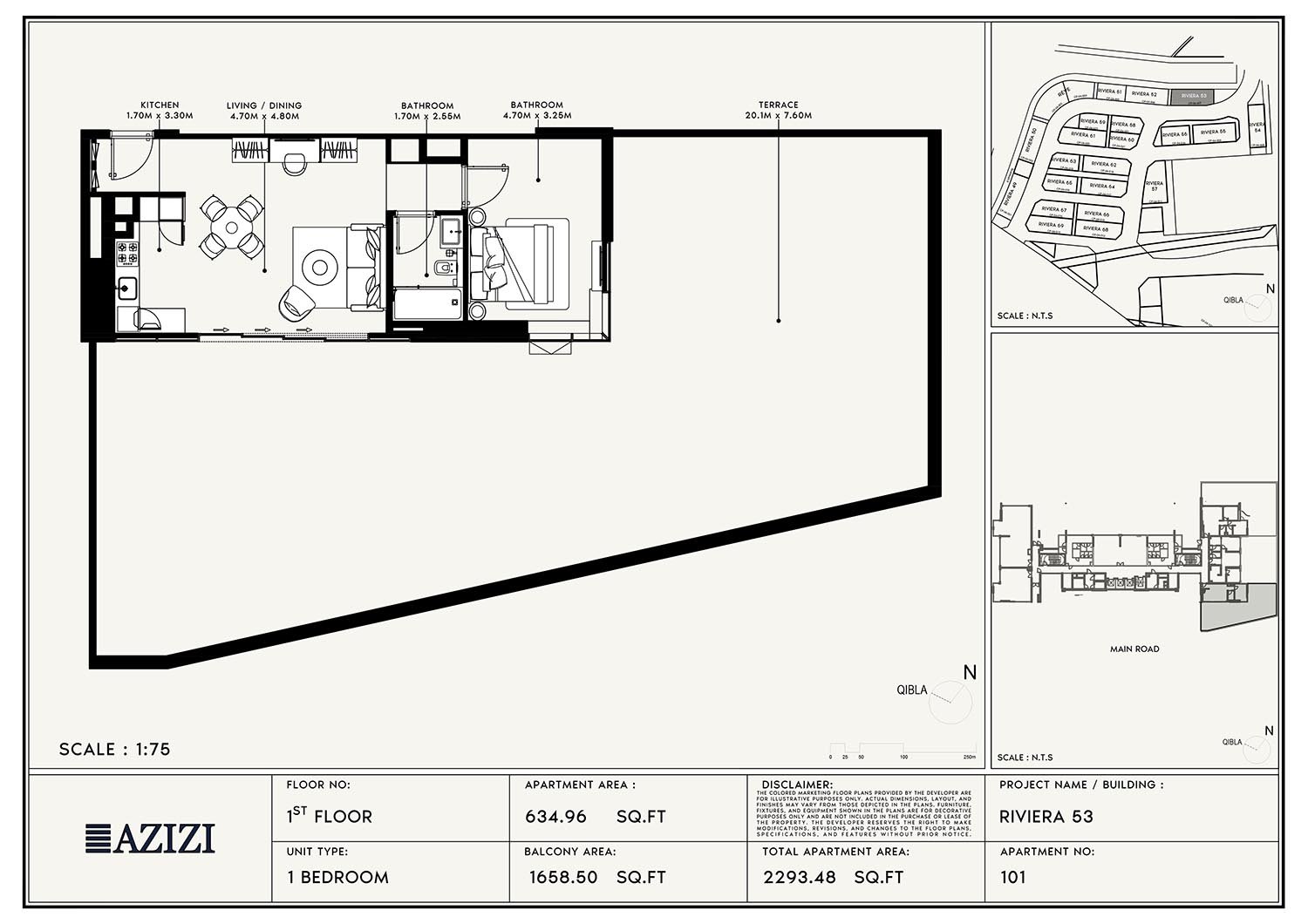 Azizi Riviera 53 floor plan