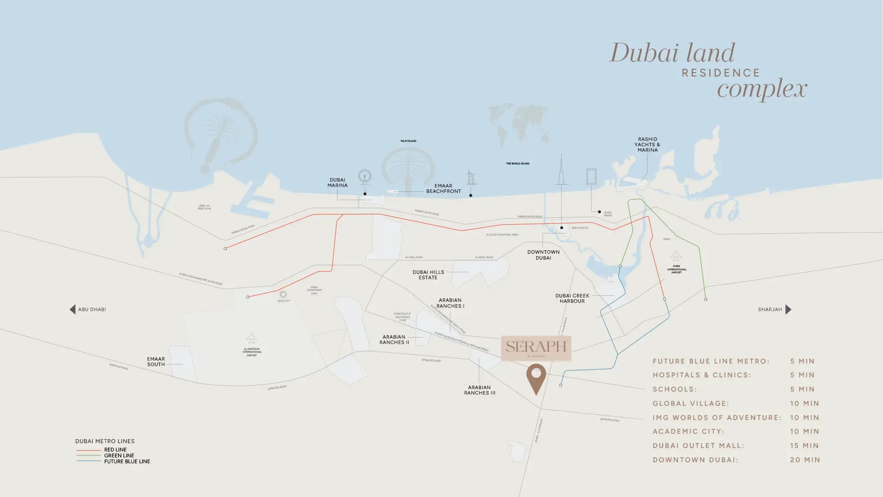 Seraph at DLRC location map