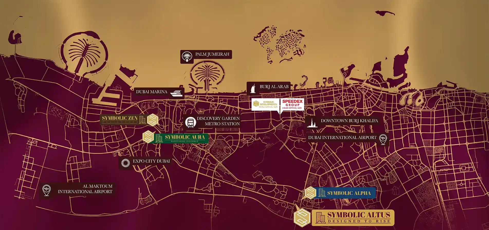 Symbolic Altus at Liwan location map