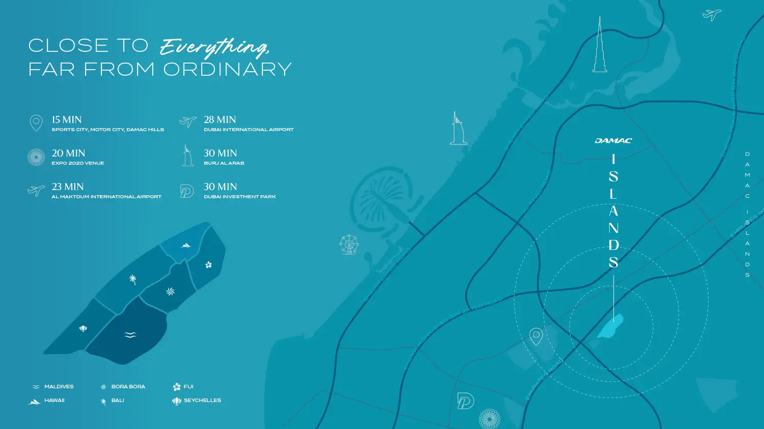 Bali 4 at Damac Islands location map