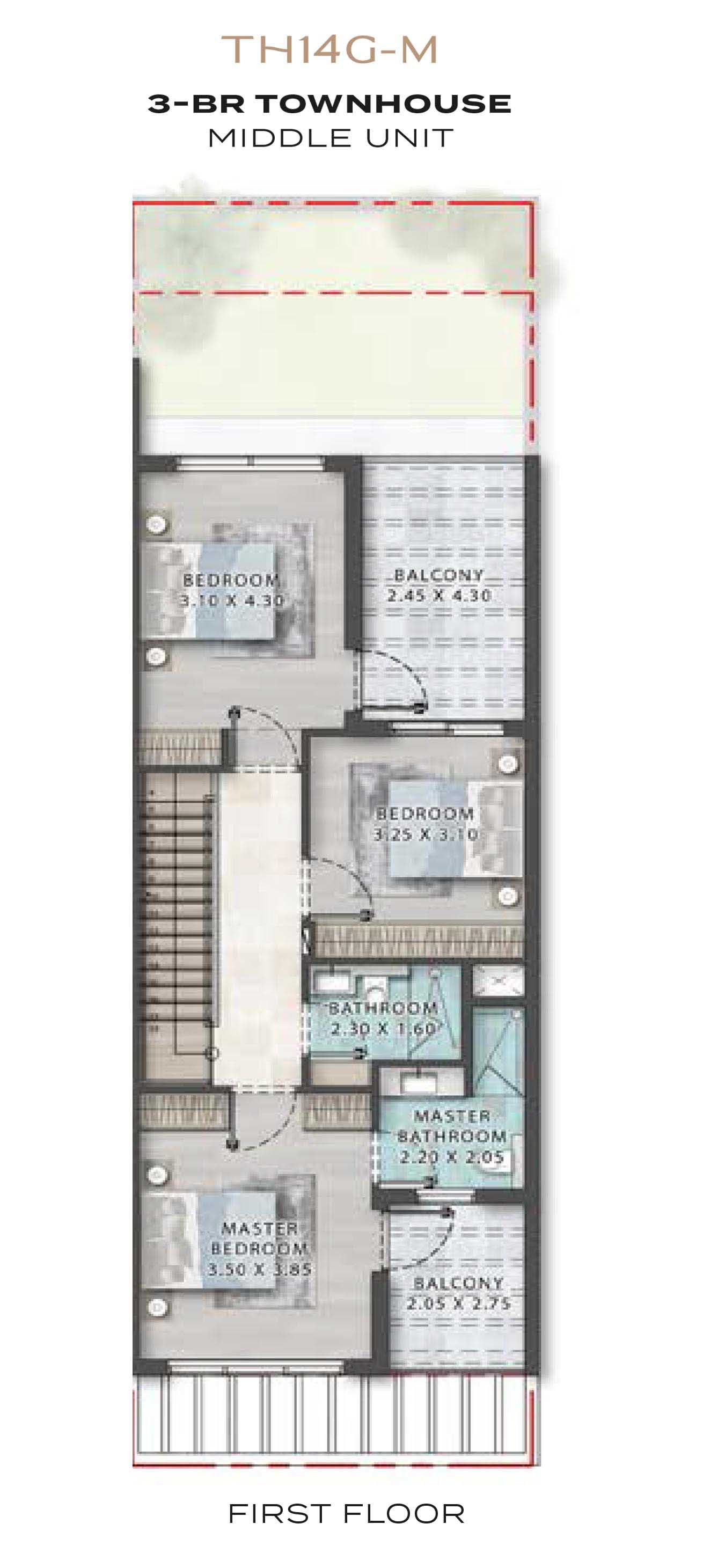 Ivory at Damac Hills floor plan