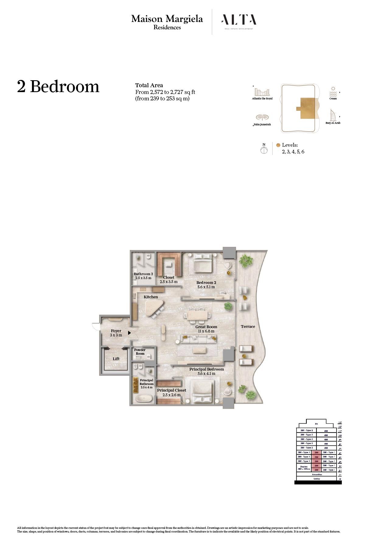 Maison Margiela Residences floor plan