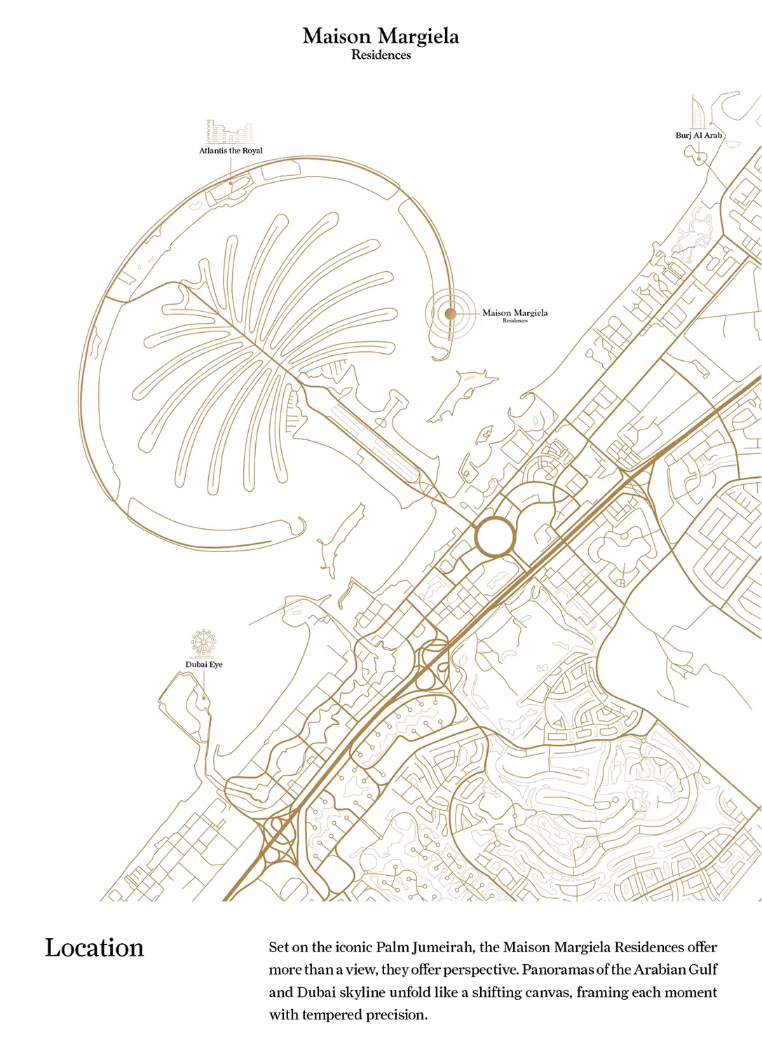 Maison Margiela Residences location map