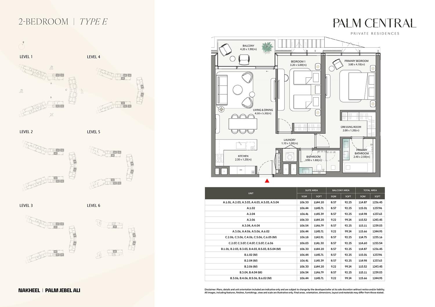 Palm Central Private Residences floor plan