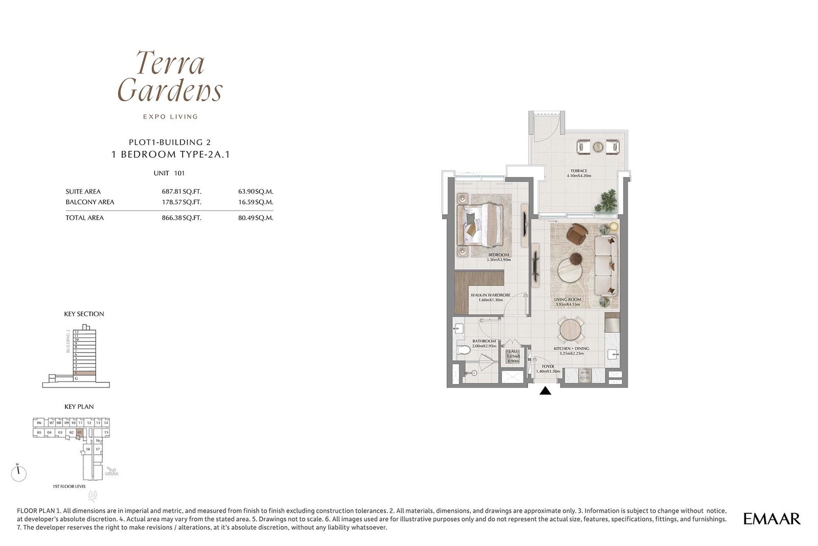 Emaar Terra Gardens floor plan