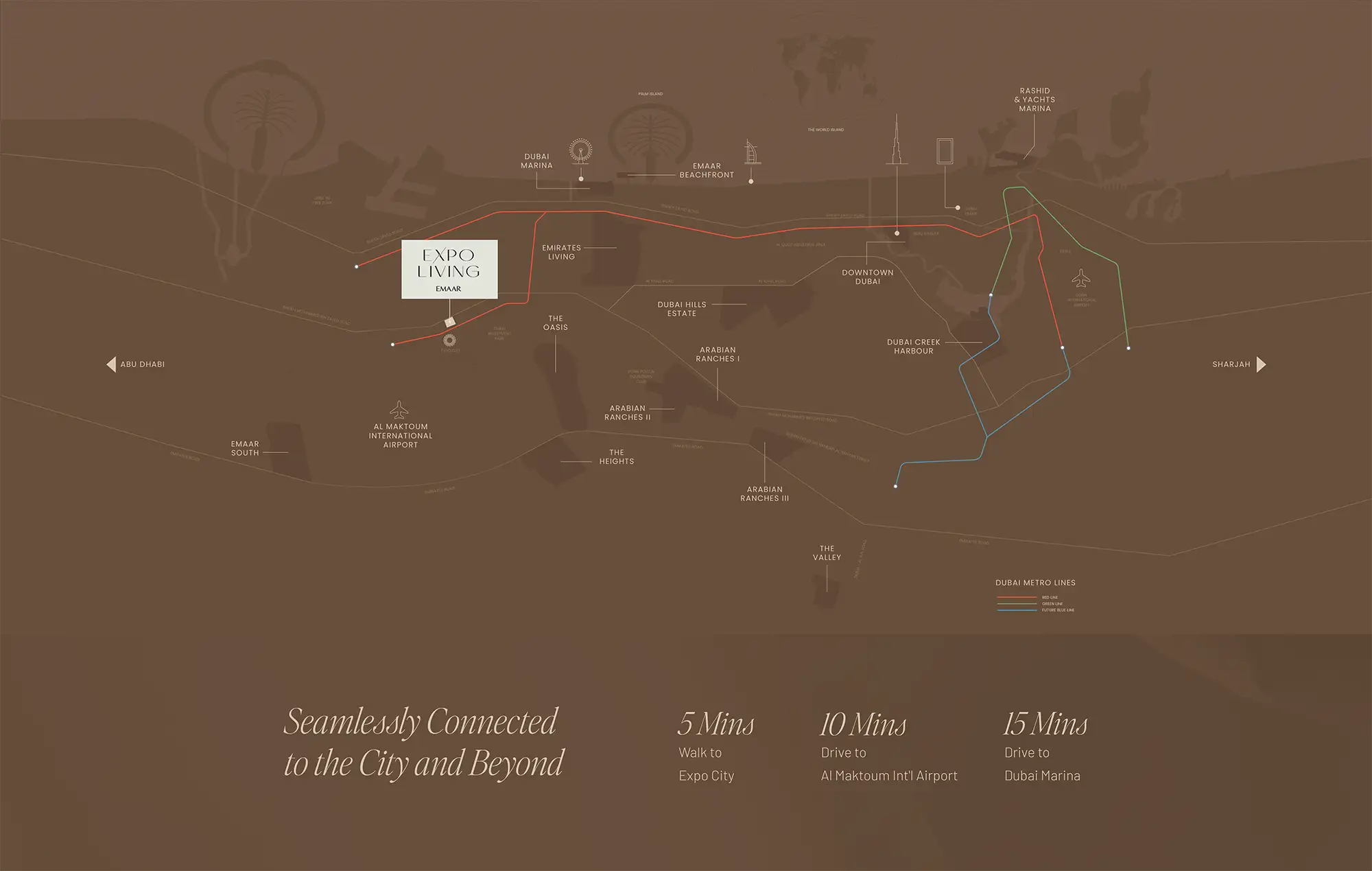 Emaar Terra Gardens location map