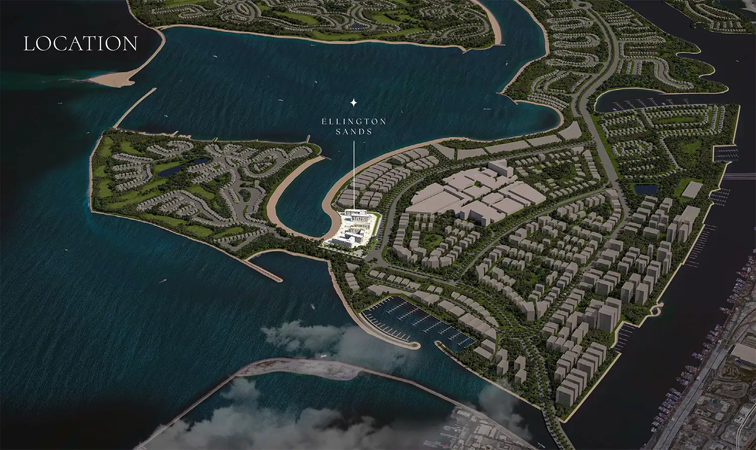 Ellington Sands 2 location map