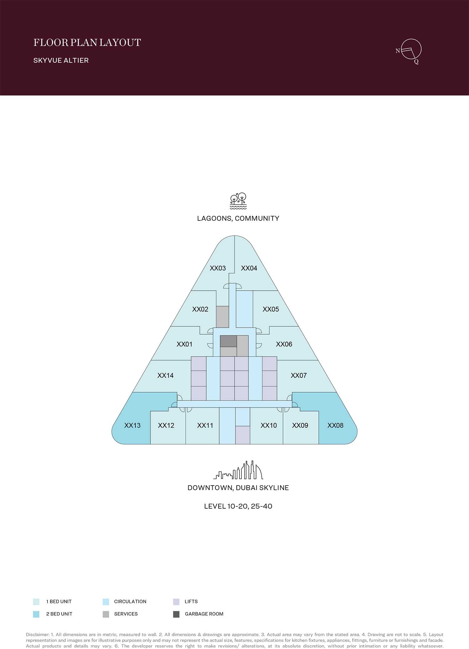 Skyvue Altier at Sobha Hartland 2 floor plan