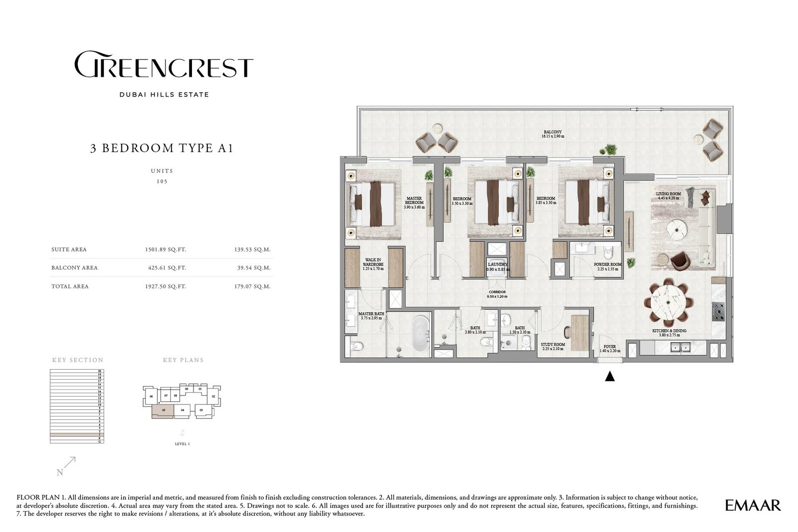Greencrest at Dubai Hills Estate floor plan