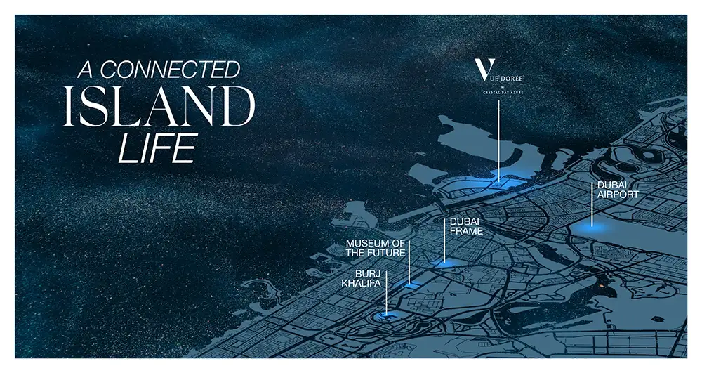 Vue Doree at Dubai Islands location map