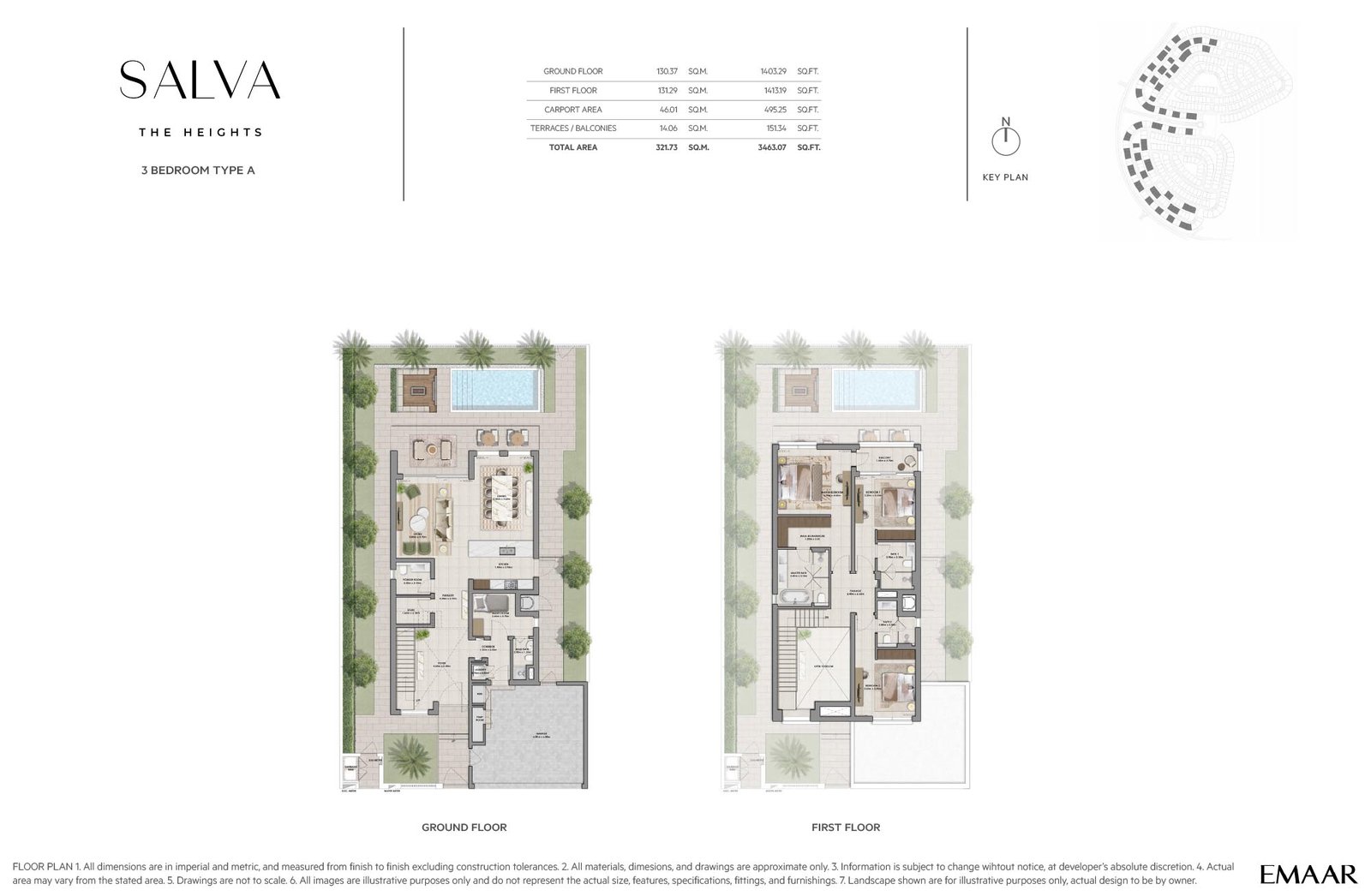 Salva at The Heights floor plan
