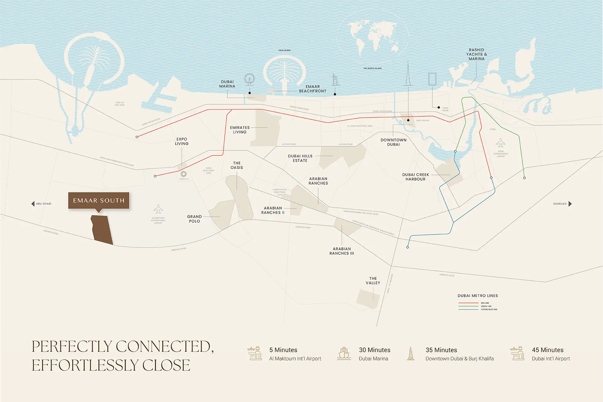 Grove Ridge at Dubai South location map