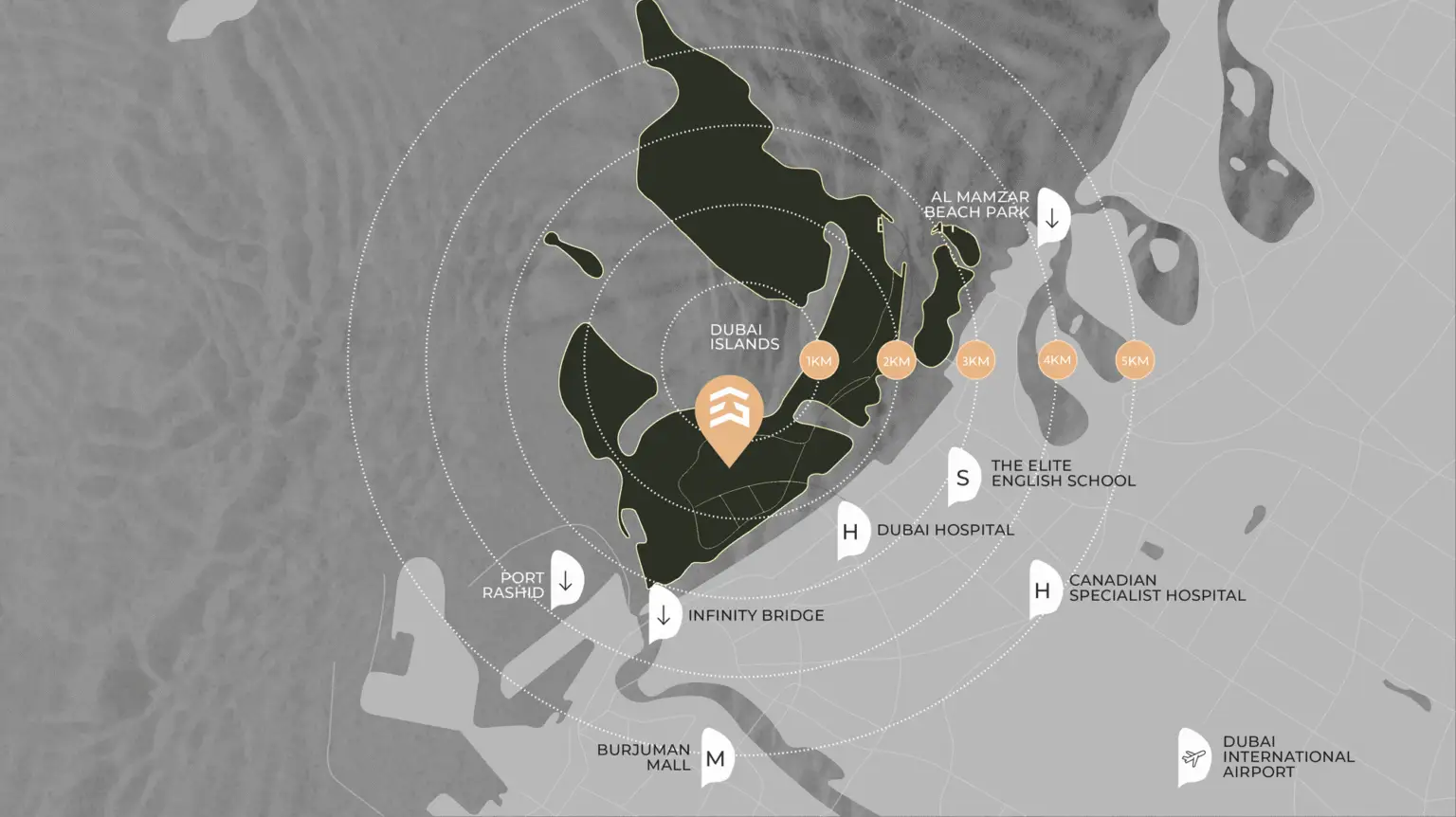 Firoza at Dubai Islands location map