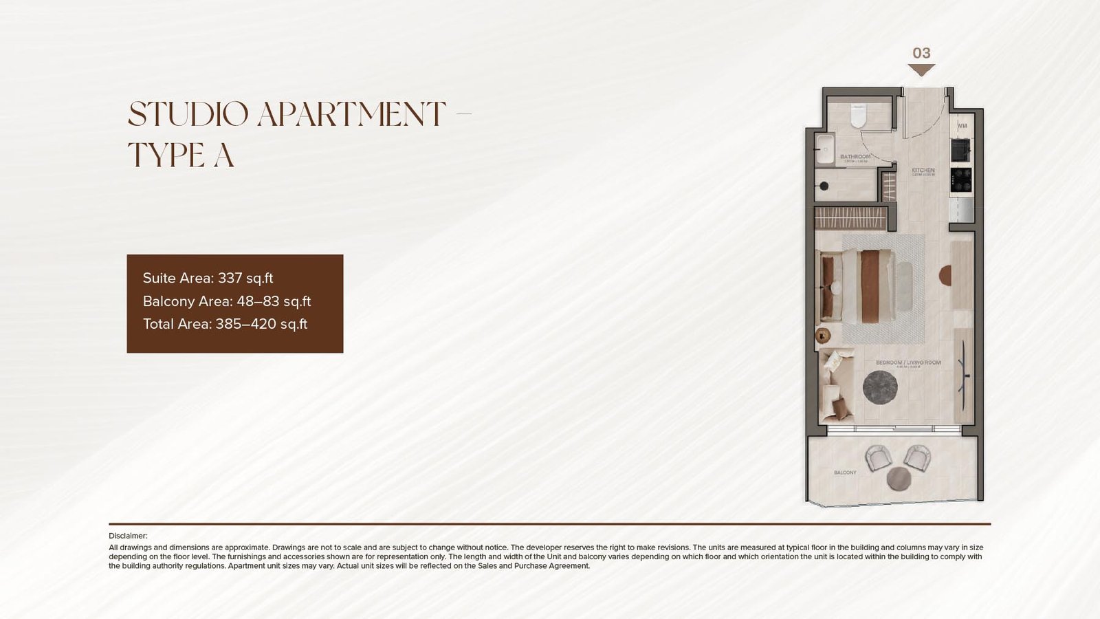 Studio floor plan