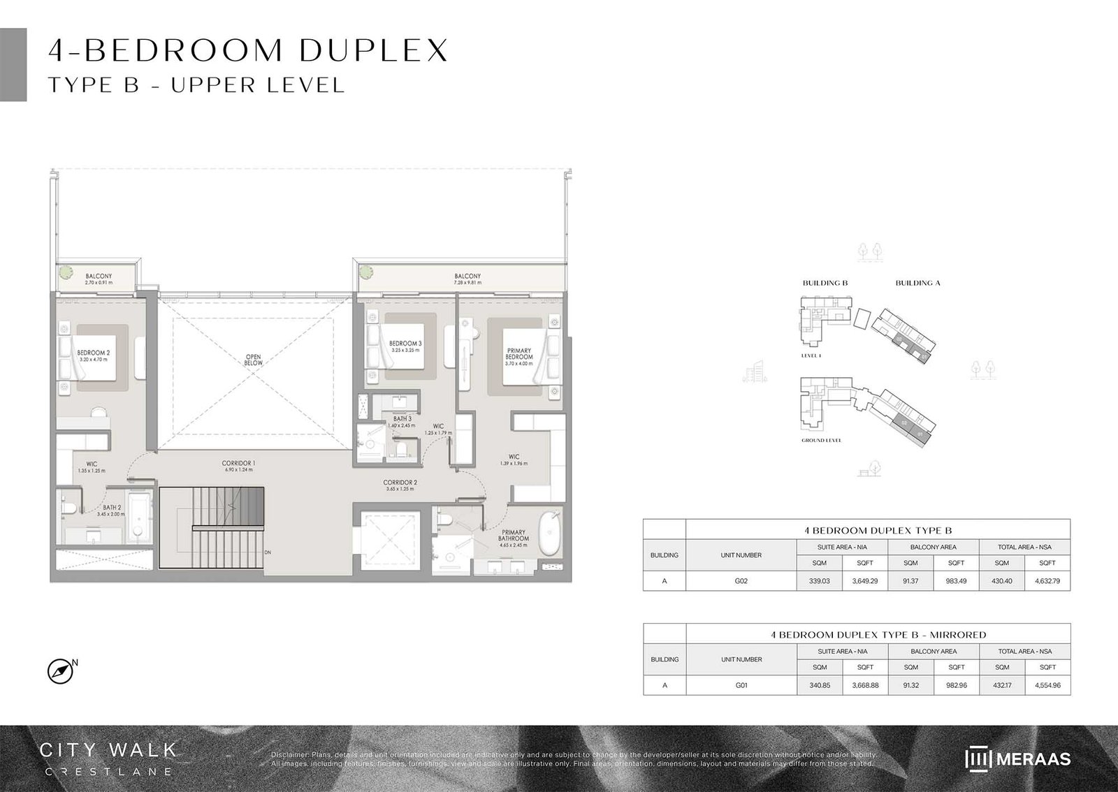 4 Bedrooms + Maid floor plan