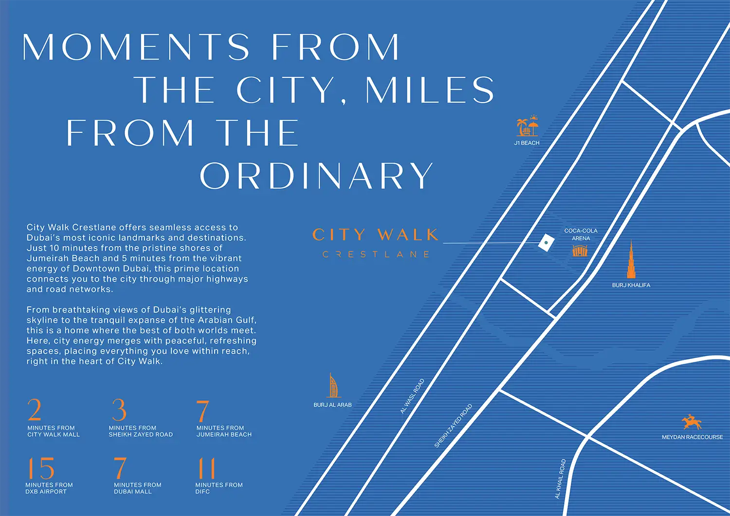 City Walk Crestlane 5 by Meraas location map