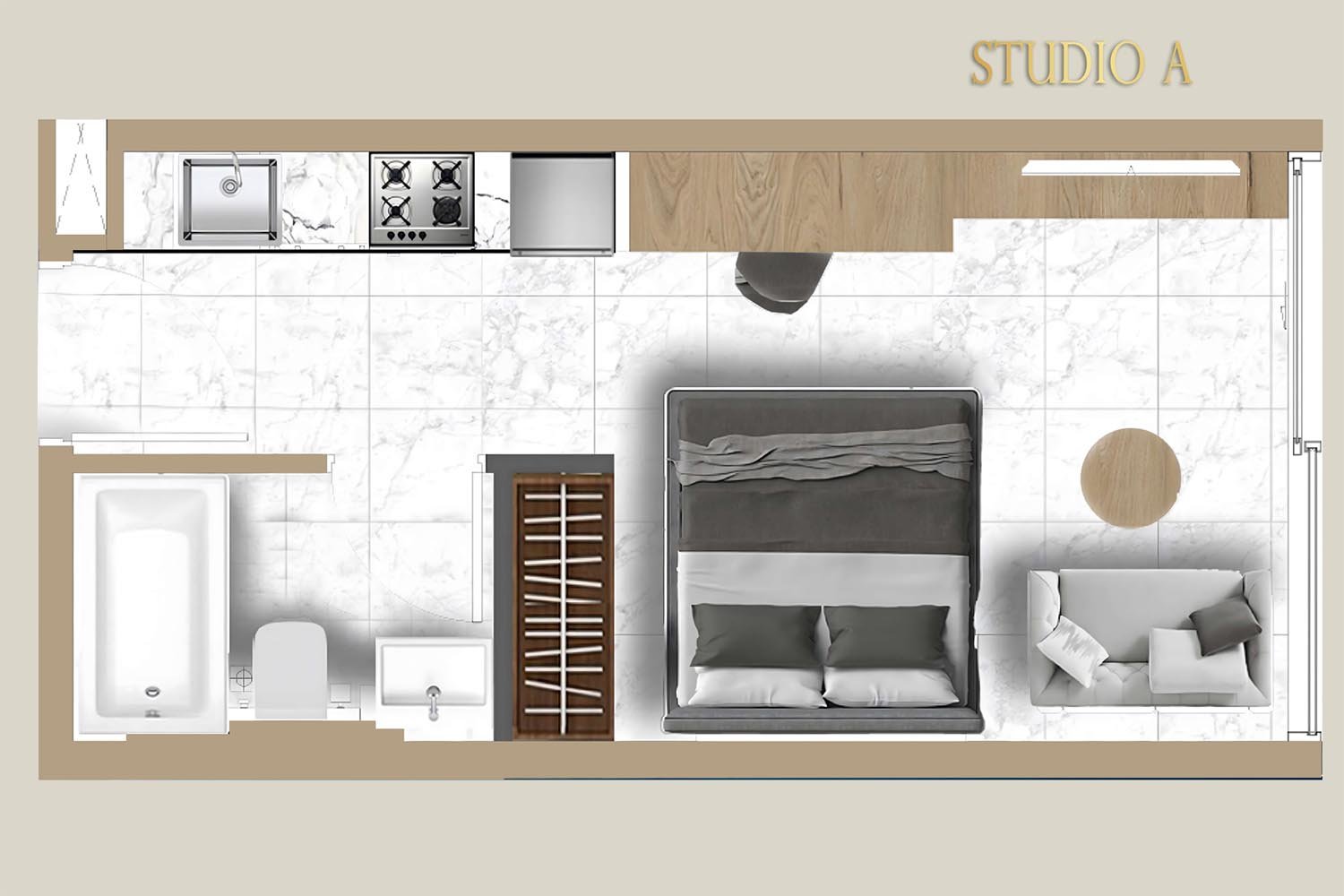 Studio floor plan