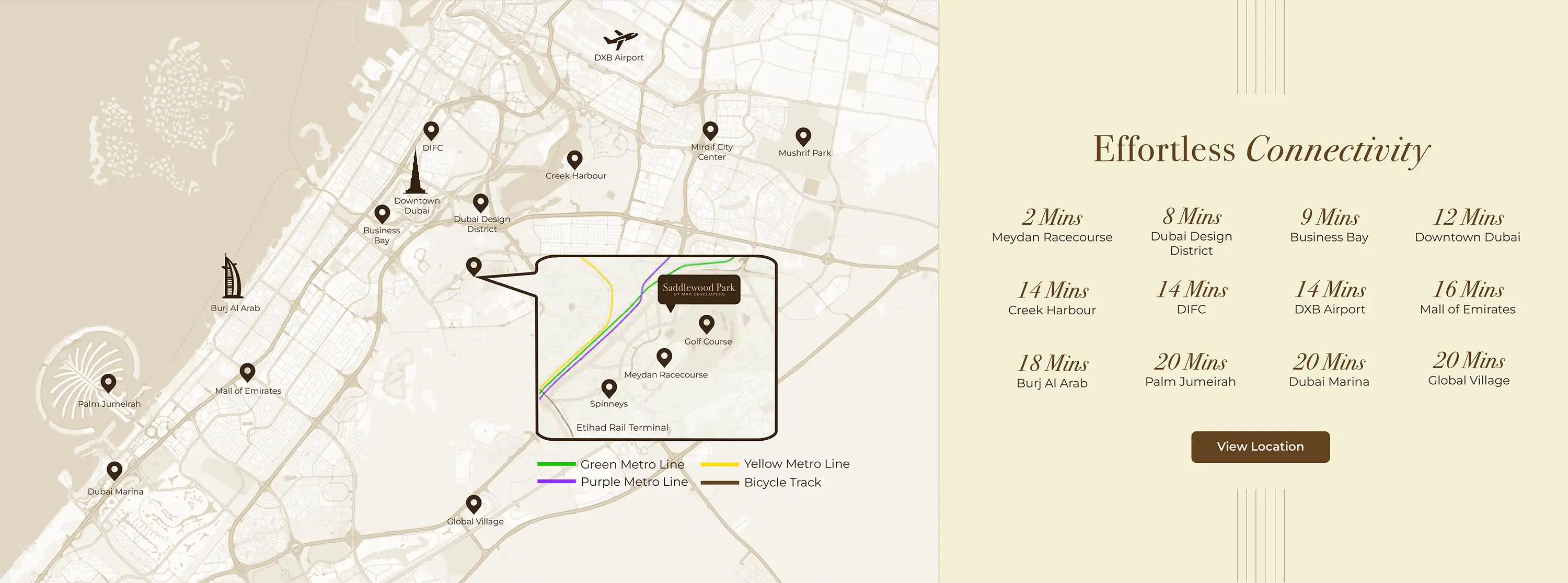 Saddlewood Park location map