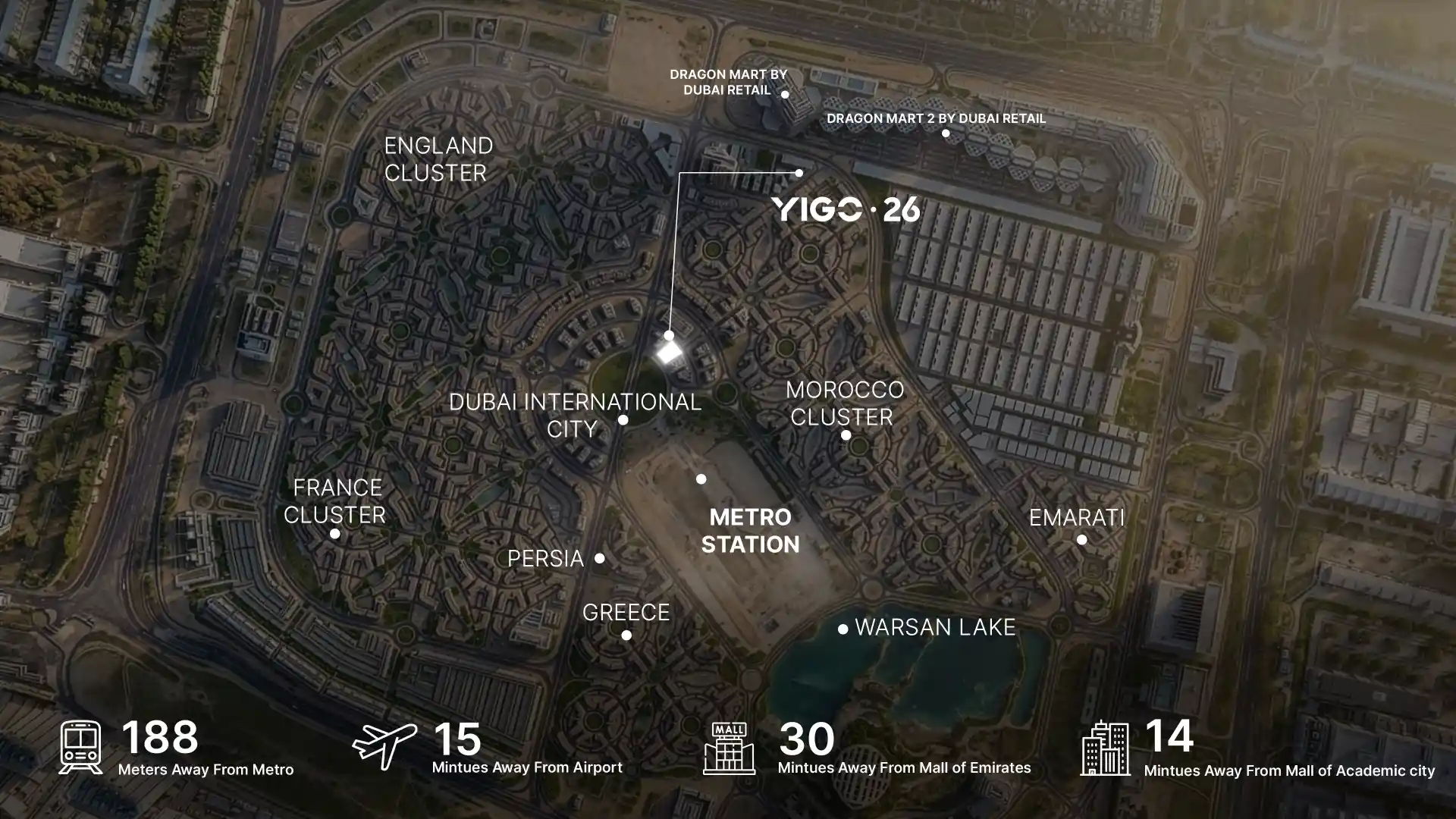 Yigo 26 Residences location map
