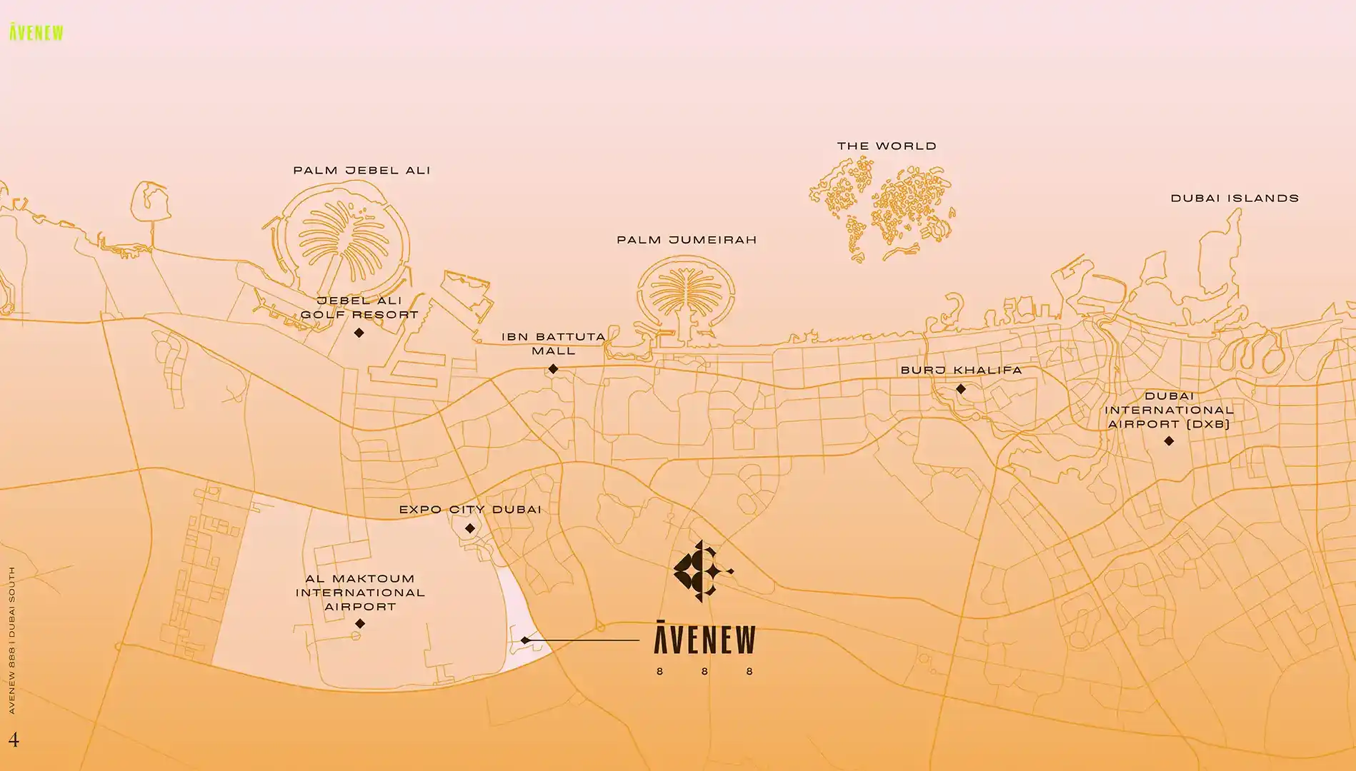Modo at Avenew 888 location map