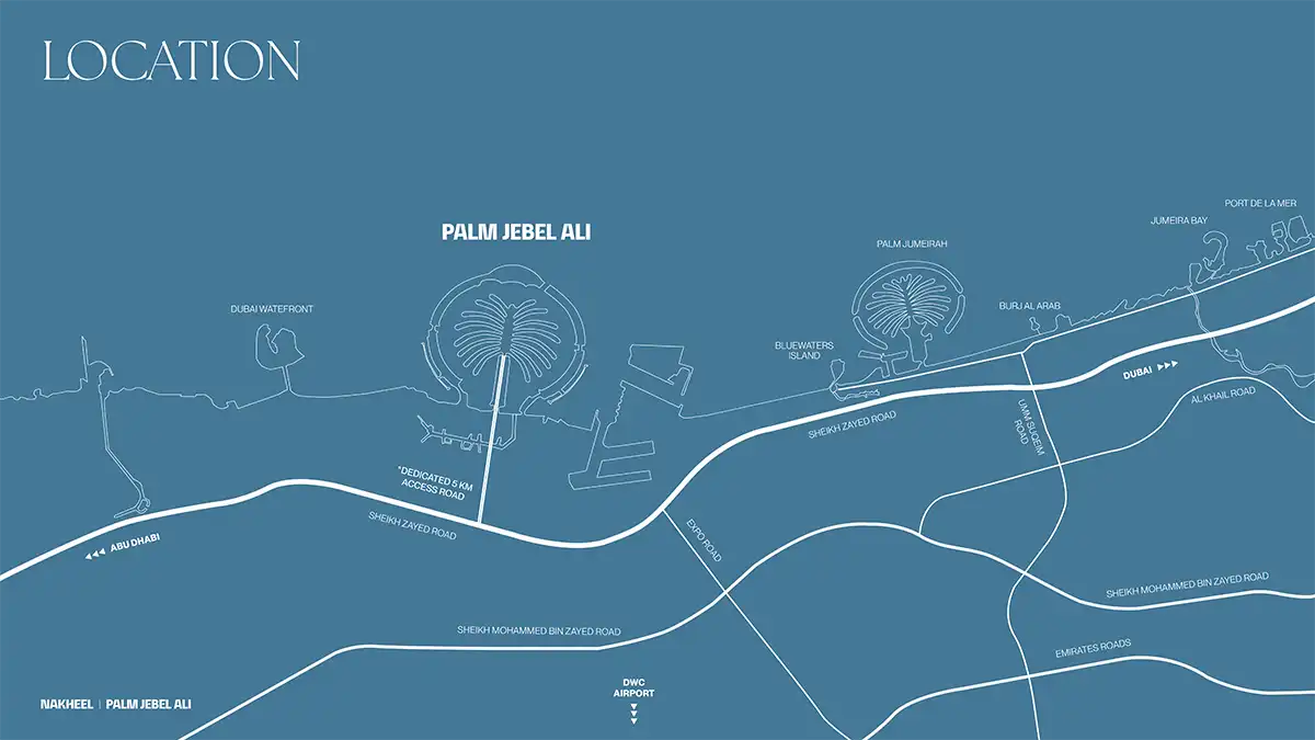 The Beach and Coral Collection Frond C location map