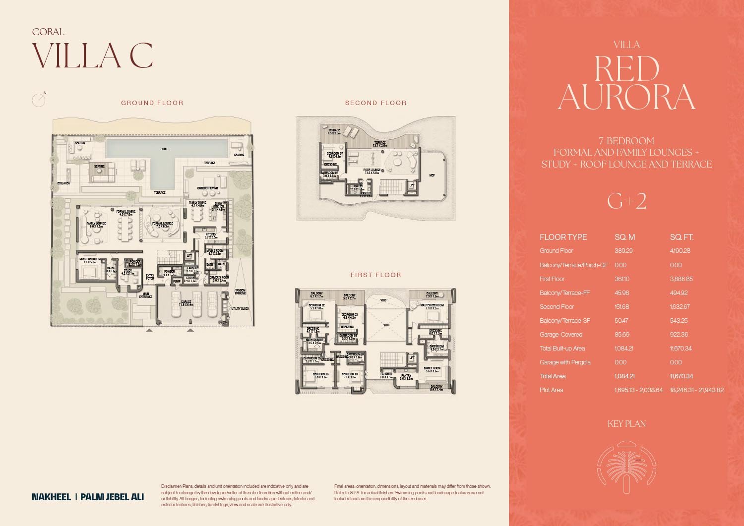 The Beach and Coral Collection Frond F floor plan