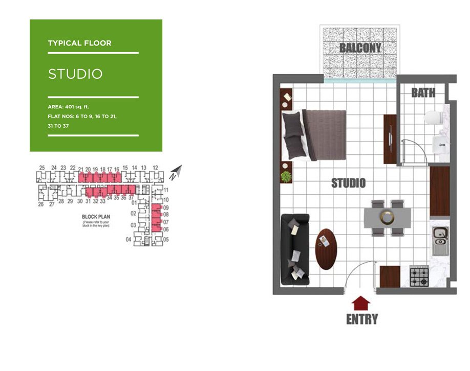 Studio floor plan
